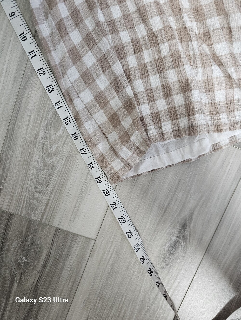Free People Beige Plaid Jumpsuit Sz 4 - Picture 8 of 13
